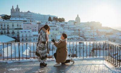 Sessões fotográficas de inverno em Lisboa
