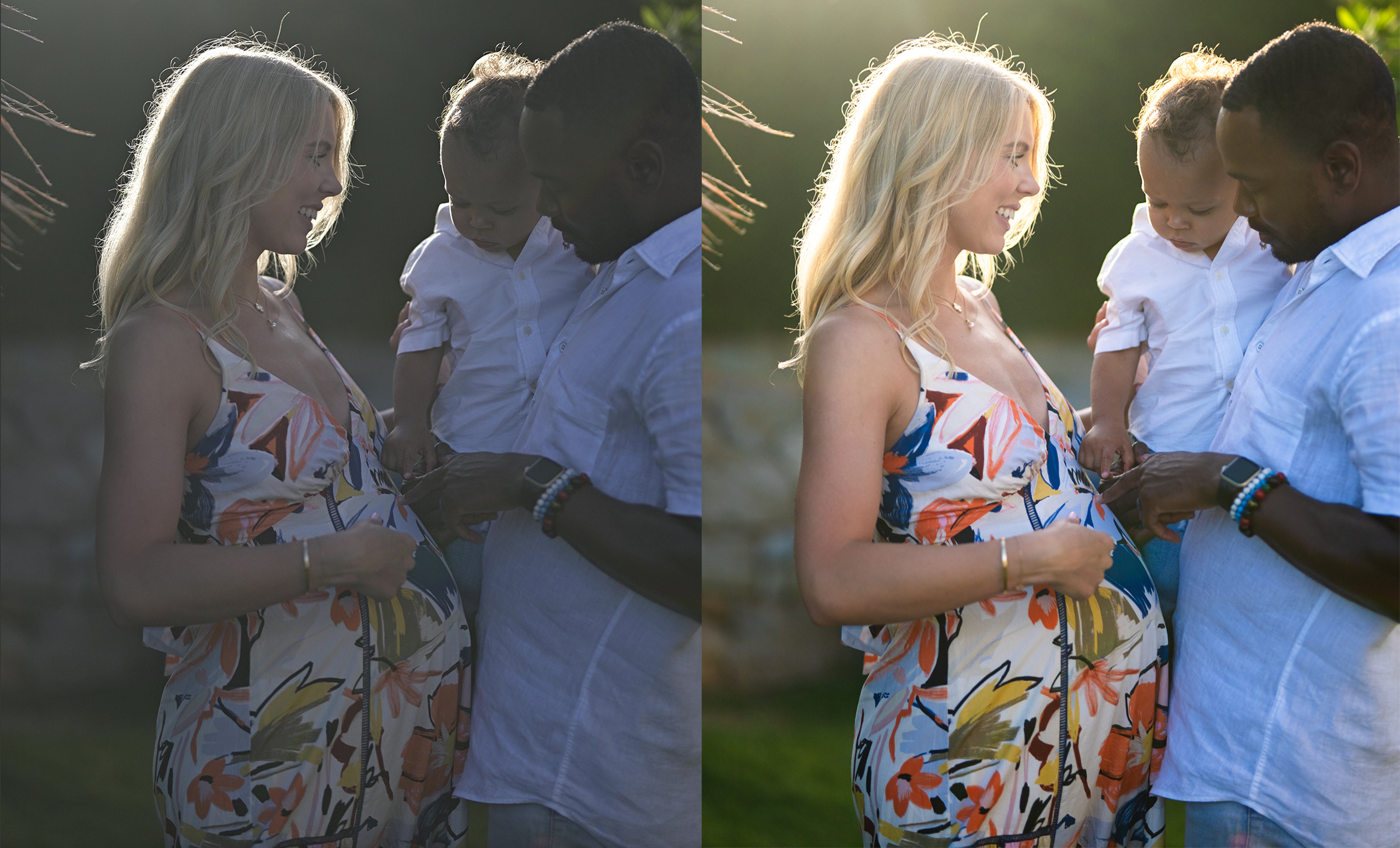 Here is example, what people get in RAW and what simple color correction can fix