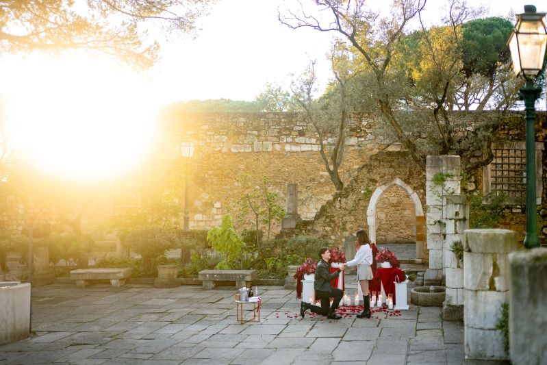 Proposal at São Jorge Castle